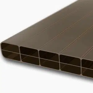doppelstegplatten 16 mm 3 fach struktur braun bronze polycarbonat longlife s&v stegplattenversand gmbh