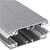 widget durchschraubprofil alu alu 60mm breit blindsparre – zum durchschrauben durch platte bei Überhang & verbinden stegplattenversand gmbh