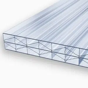 doppelstegplatten 16 mm klar x struktur polycarbonat hagelfest – marlon® st longlife
