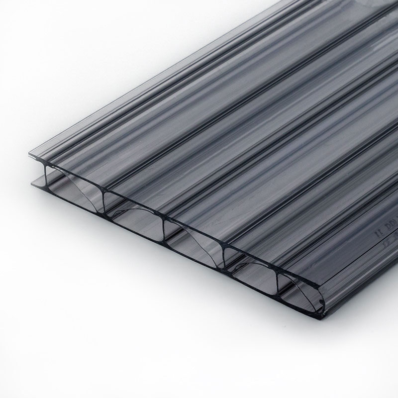 Doppelstegplatten 16 Mm Polycarbonat 2 Fach Struktur Anthrazit Grau Premium Longlife Stegplattenversand E1684127564423 &Raquo; Stegplattenversand.de