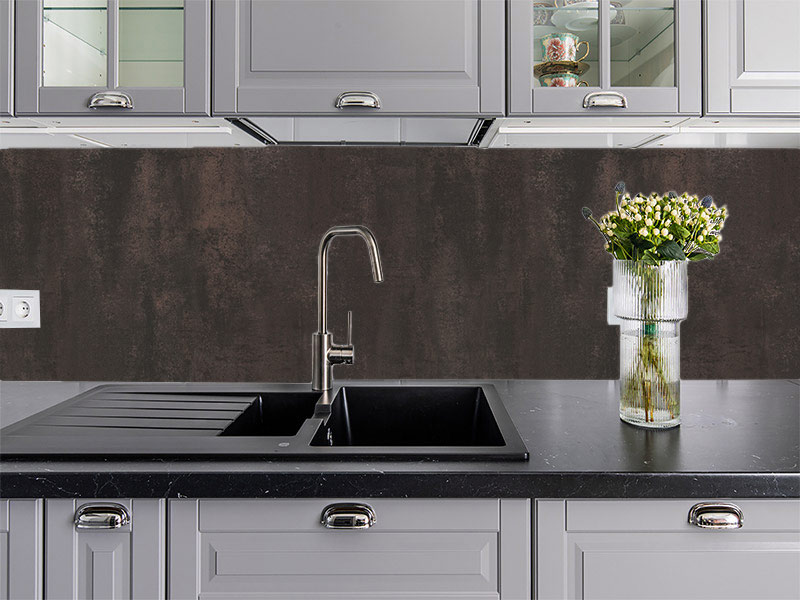 Küchenrückwand-Alucom-Design-Metall-Oxidiert