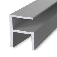 16 mm eck profil aluminum alu preßblank fuer stegplatten doppelstegplatten