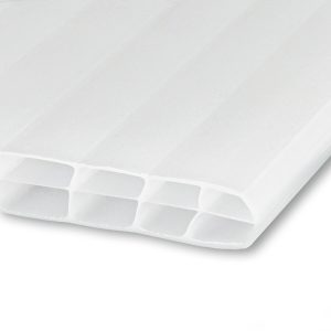 Doppelstegplatten 16 Mm 3 Fach Struktur Weiß Opal Polycarbonat Longlife S&Amp;V Stegplattenversand Gmbh