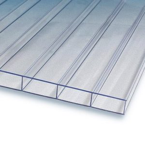 Doppelstegplatten 16 Mm 16 32 Eiskristall C Struktur Farblos Acrylglas Highlux® (Plexiglas® Rohmasse) S&Amp;V Stegplattenversand Gmbh