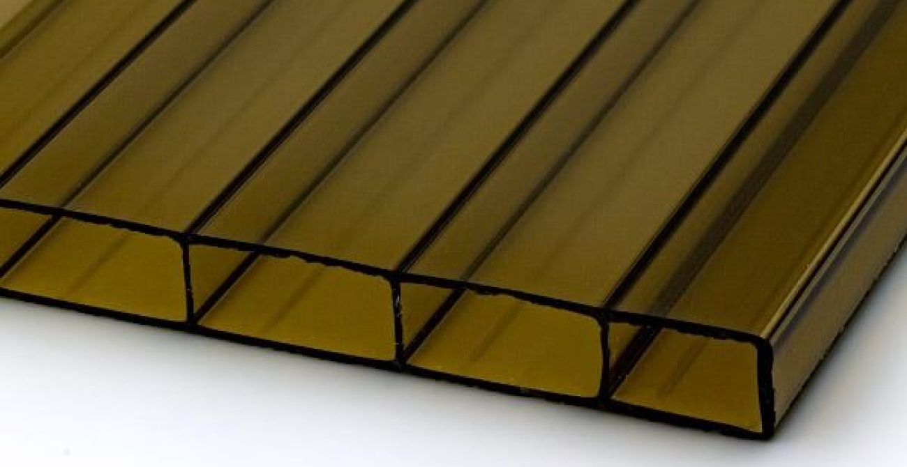 Doppelstegplatten 16 Mm 16 32 Bronze Braun Acrylglas Highlux® (Plexiglas® Rohmasse) S&Amp;V Stegplattenversand Gmbh 2