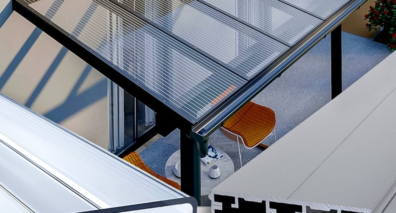 terrassenüberdachung doppelstegplatten 16 mm glasklar farblos alu alu 2 fach struktur acrylglas s&v setgplattenversand gmbh
